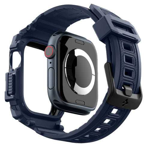 Spigen Apple Watch 11/10 Series Case+Band – Rugged Armor Pro